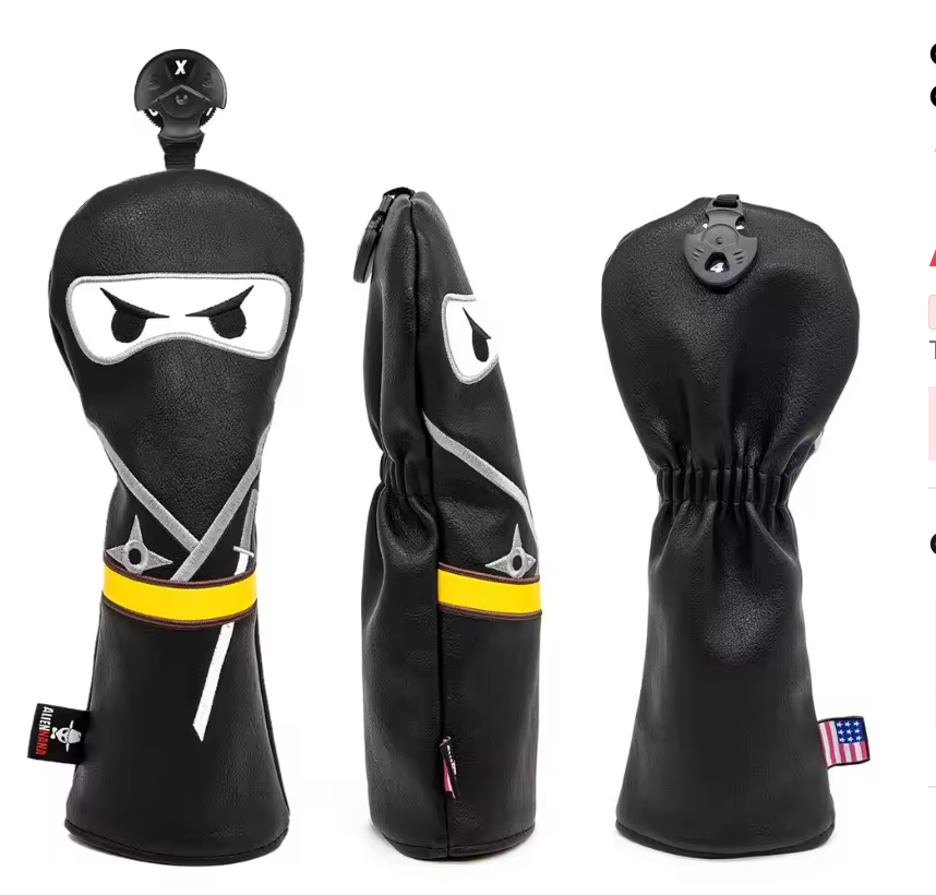 Ninja Wood Headcovers